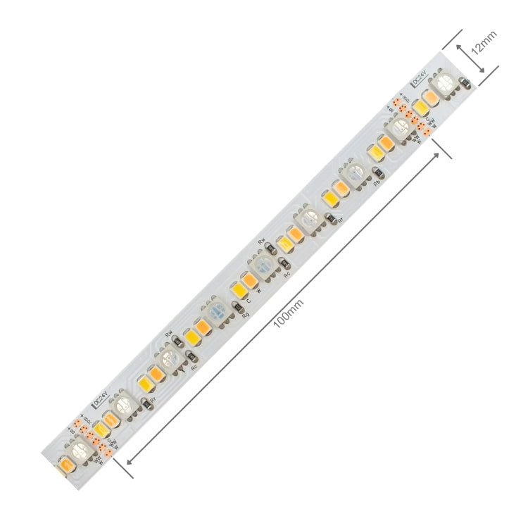 24V RGB+CCT LED-Streifen mit 210 LEDs/m