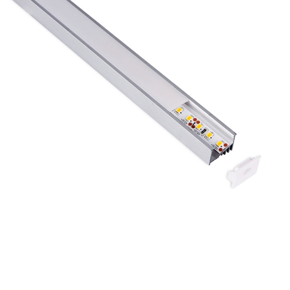 Angewinkeltes Aluminium LED-Einbauprofil für gerichtete Beleuchtung