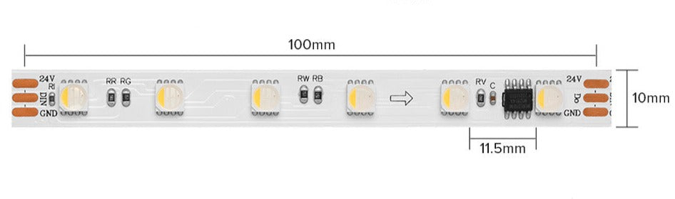 TM1814 RGBW, 24V