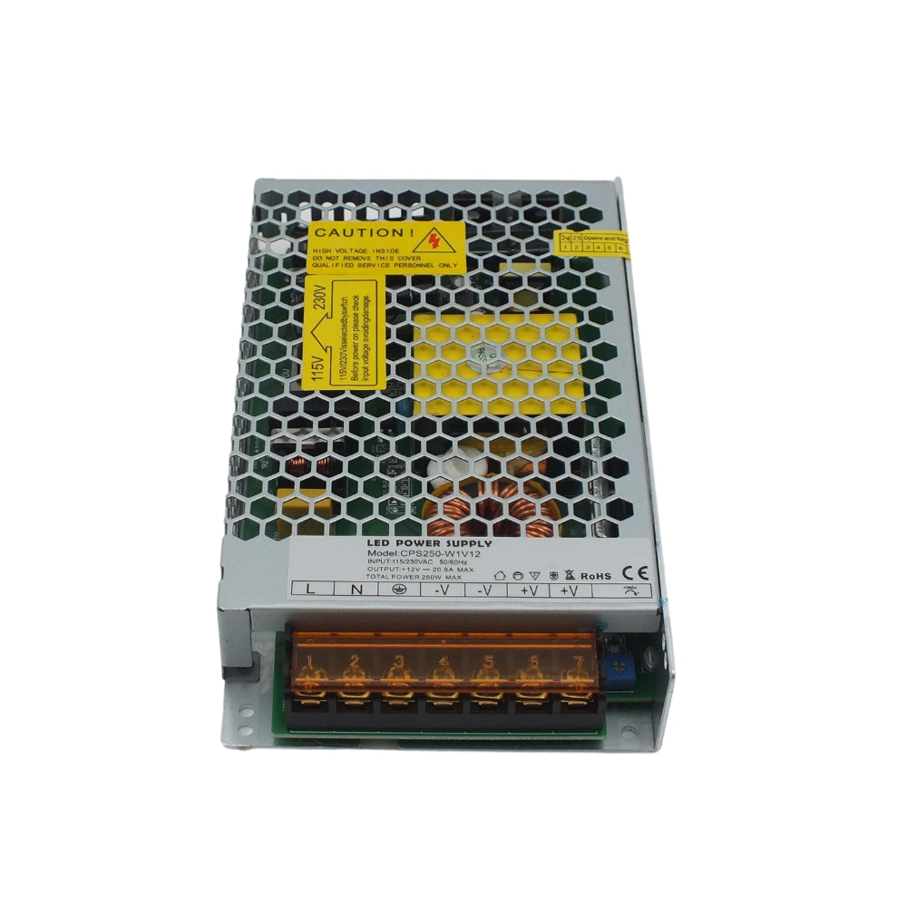 12V DC Schaltnetzteil, geschlossen 250W, 20A