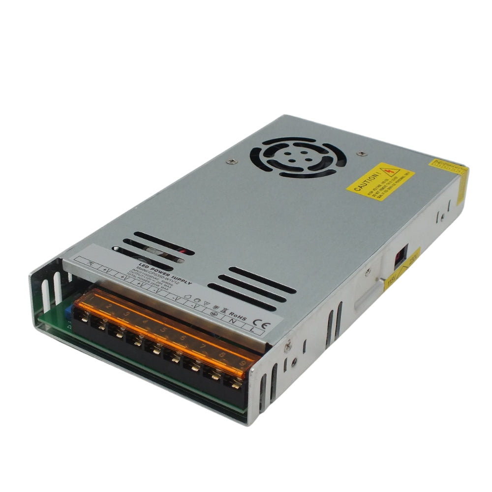 12V DC Schaltnetzteil mit Lüfter, geschlossen 350W, 29A