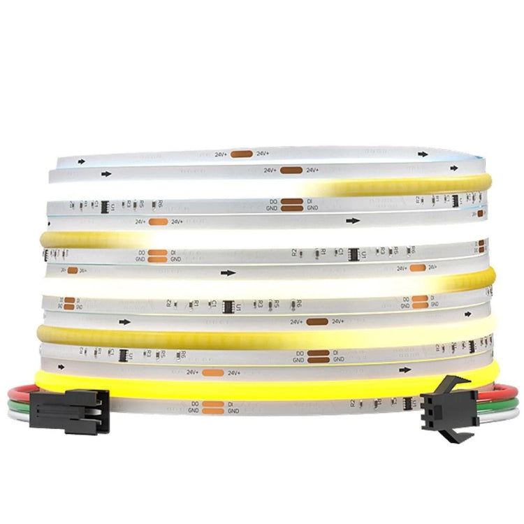 Einfarbiger adressierbarer COB LED-Streifen 24V mit 360 LEDs/m