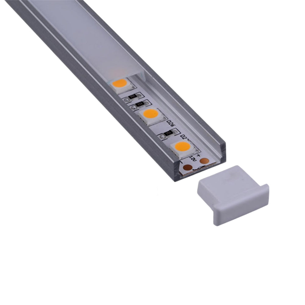 2m Aluminium LED-Profil mit glatter Oberfläche