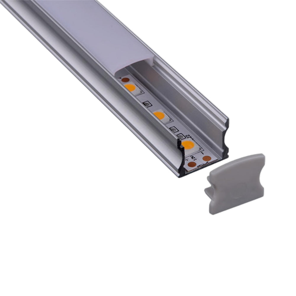 2m Aluminium LED-Profil eloxiert