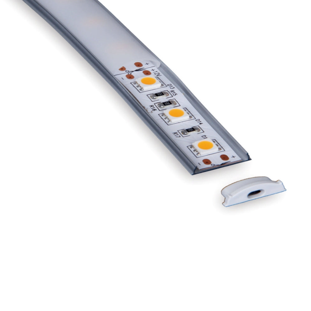 Biegsames 2m Aluminium LED-Profil – für Rundungen & geschwungene Installationen