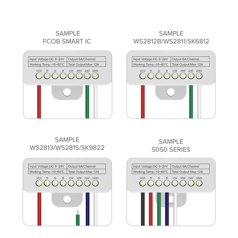 LED Bluetooth Controller für alle Arten von LED-Stripes