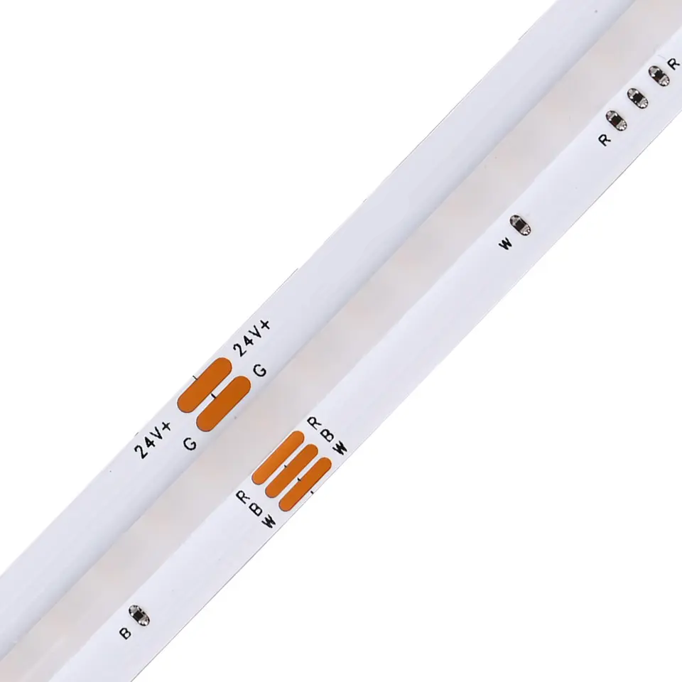 24V COB RGBW LED Streifen 5m mit 840 LEDs/m