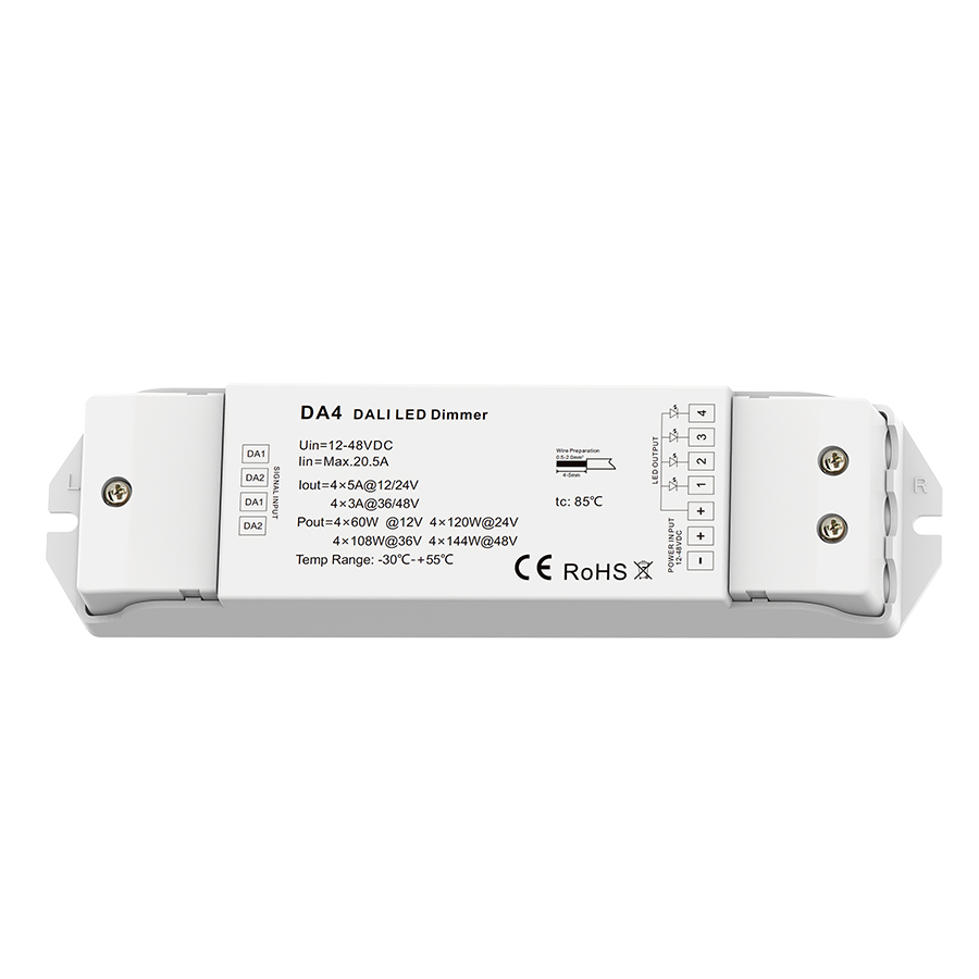 DALI LED Dimmer 4 Kanäle