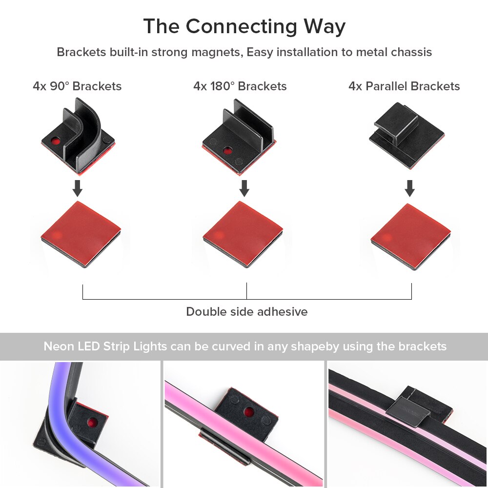 PC Beleuchtung LED Neon Kits RGB