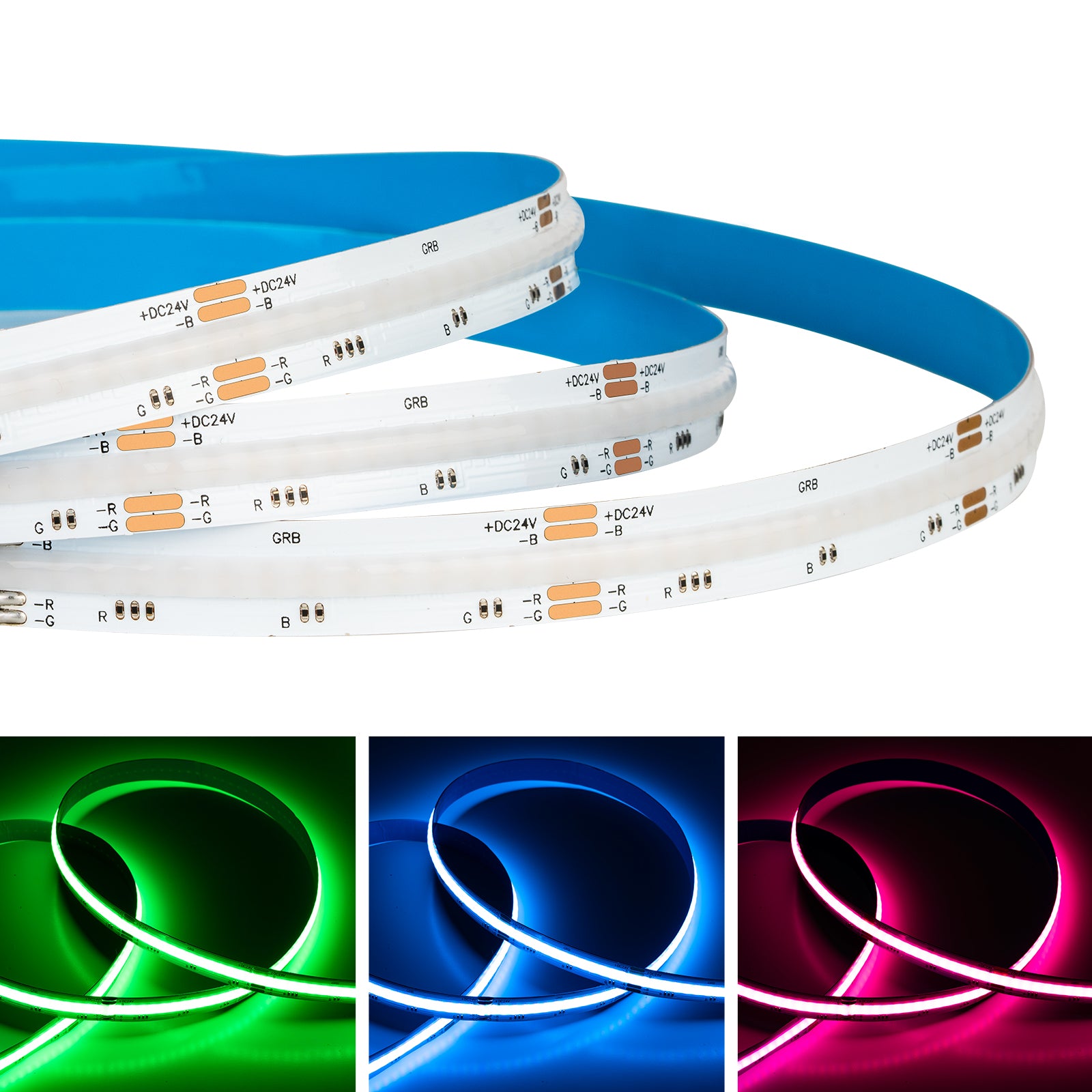 COB RGB LED-Strip 24V