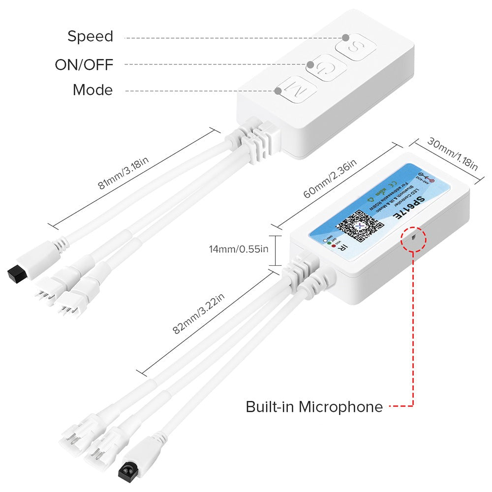 RGBW IR-Controller mit Bluetooth für SK6812