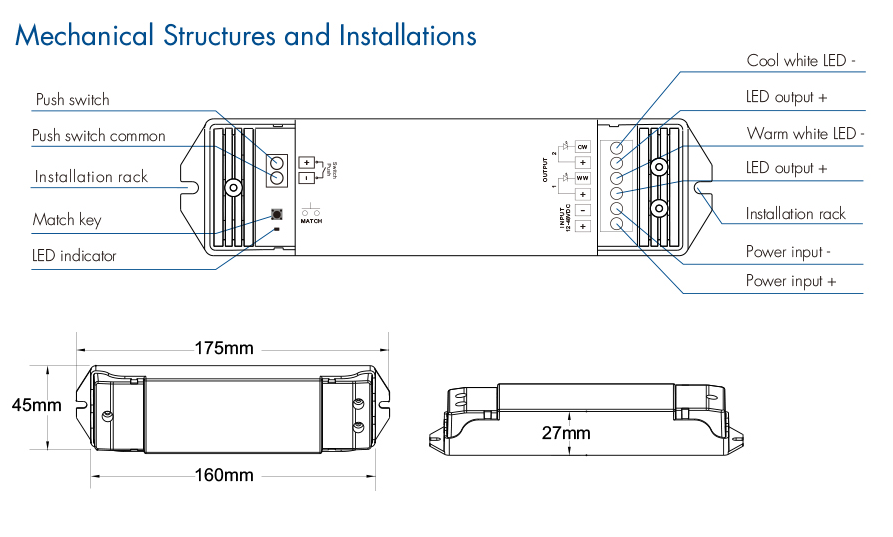 Großer CCT LED Controller